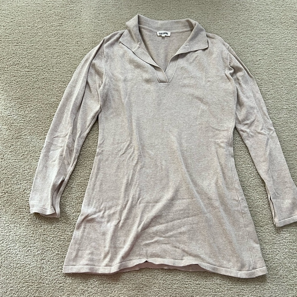 Djerf Avenue Getaway Dress in Sand